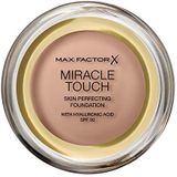 Max Factor Miracle Touch Foundation Natural 70 â€“ primer die van vast naar vloeibaar verandert â€“ voor een absoluut gelijkmatige teint â€“ 1 x 12 ml