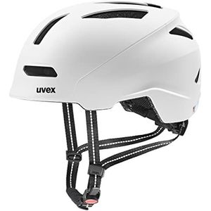 uvex urban planet - robuuste fietshelm voor dames en heren - individueel passysteem - geoptimaliseerde ventilatie - white matt - 54-58 cm