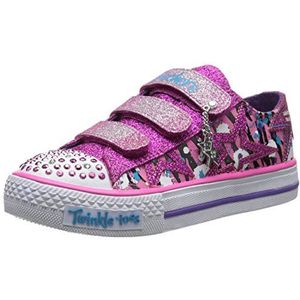 Skechers Shuffles - Glitter N Glitter Girl Functionele schoen, Roze Hpmt, 35.5 EU