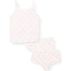 Noa Noa miniature Mini Regitz Jersey, set ondergoed voor meisjes, Print Off White, 6 Jaren