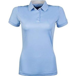 HKM Classico Poloshirt voor dames, 6301, lichtblauw, XL