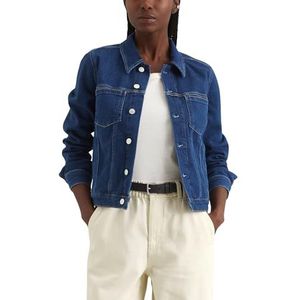 Marc O'Polo Denim jeansjack voor dames met stretch-aandeel, slimfit, Dark Blue Multi 14, S