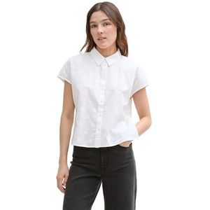 TOM TAILOR Denim Damesblouse, 20000 - wit, XXL