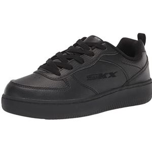 Skechers Sport Court 92 Sneakers voor jongens, Zwarte synthetische trim L, 29 EU