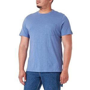 CASUAL FRIDAY Thor Slub Yarn Tee T-shirt voor heren, 183921_bijou Blauw, 3XL