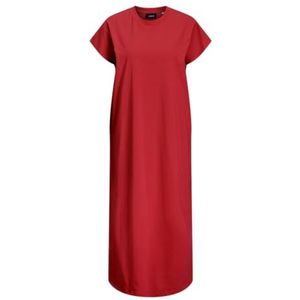 JACK & JONES Jxastrid Boxy Sl Dress JRS Sn, Racing rood, S