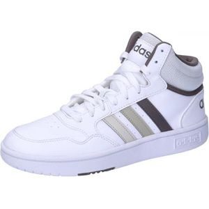 adidas Uniseks kinderen Hoops Mid Schoenen, Ftwr White Orbit Grey Putty Grey, 31 EU