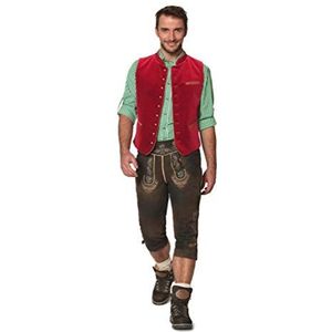 Stockerpoint Ricardo Klederdrachtvest voor heren, donkerrood, 56
