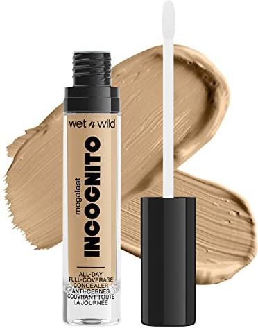 Wet n Wild - Megalast Incognito - Concealer - Medium Honey - Volledige Dekking - Matte Finish