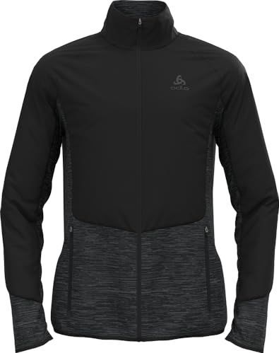 Odlo - Run Easy Warm - Hybride Jas - Zwart - Voor Hardlopers bij Koud Weer