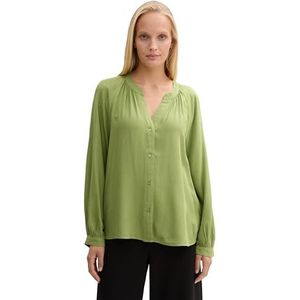 TOM TAILOR Damesblouse, 36885 - Pea Green Melange, 34