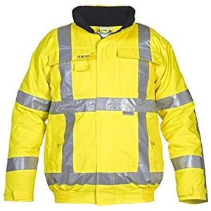 Hydrowear 052015 Helios Tenderline Pilot Jack, 100% Polyester PU Coating, X-Large Mate, Geel