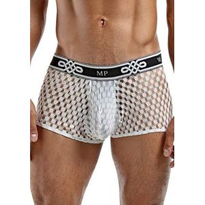 Male Power - Peep Show - zachte rekbare boxershorts - S - wit