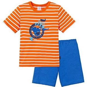 Schiesser Jongens Kn Korte Tweedelige Pyjama, geel (oranje 602), 92 cm