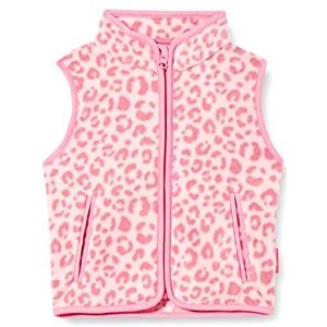 Playshoes Fleece Bodywarmer met All Over Print Roze