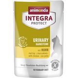 Animonda Integra Protect Adult Urinary Struvitstein, animonda natvoer voor katten, hoogwaardig kattenvoer, nat graanvrij, dieetvoer voor katten met urinestenen, met kip, 24 x 85 g