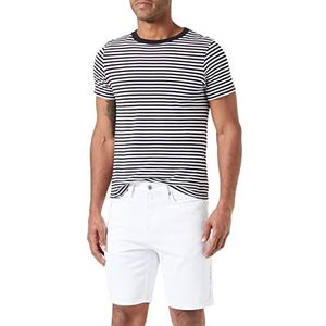 s.Oliver Broek, korte jeansbroek, kort voor heren, Wit, 28