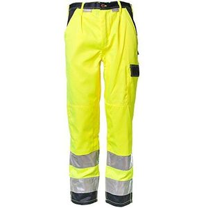 Planam Maat 42 heren veiligheidsbroek 2-kleurig geel marine model 2017