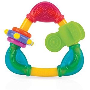 Nuby - Driehoekige bijtring - Verlicht tandpijn en bevordert gezonde mondelinge ontwikkeling - Speelgoed - 6+ maanden