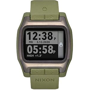 Nixon Digitaal Japans automatisch uurwerk horloge met kunststof armband A1308-1085-00