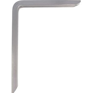 Amig 21117 houder - hoek - pauze - geodriehoek, zilver, 350 x 200 mm