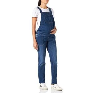 bestseller a/s Dames MLSINNA Straight Denim Dungaree Jeans, Blauw, 30/32