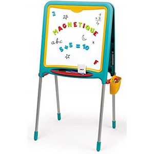 Smoby 410307 - Metalen bord, magneetbord, voor kinderen vanaf 3 jaar, meerkleurig