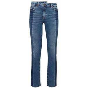Mavi Daria Blocking Straight Jeans voor dames, Blauw (Indigo Blocking Str30133.0), 25W x 28L