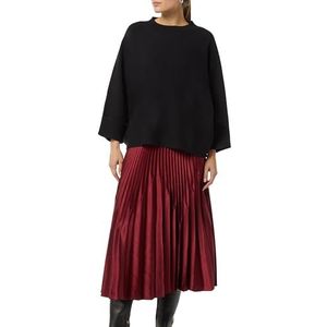 Comma - 2159032 - Damestrui - Zwart - Katoen - Opstaande Kraag Lange Mouwen