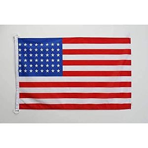 USA vlag 48 sterren 90x60cm - Amerikaanse vlag - USA 60 x 90 cm Buitenvlag speciaal - Vlaggen - AZ VLAG