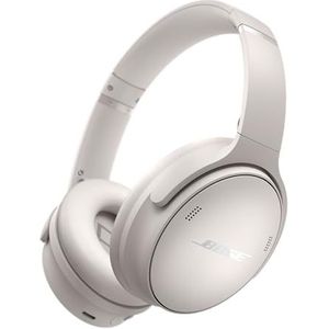 NIEUWE Bose QuietComfort Draadloze noise cancelling-hoofdtelefoon, Bluetooth over-ear hoofdtelefoon met afspeeltijd tot 24 uur, Wit