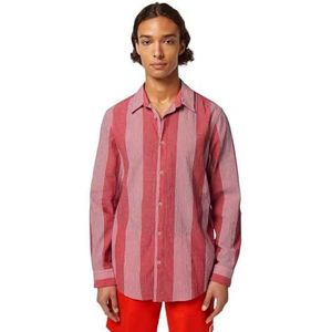 Shirt met plooien, regular fit, Roadside Red Stripe 610, S