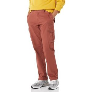 Amazon Essentials Men's Stretch-cargobroek met rechte pasvorm (verkrijgbaar in grote en lange maten), Klei, 36W / 33L