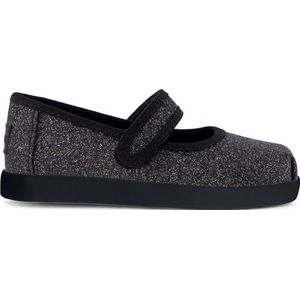 TOMS Jeugd meisjes Nora Mary Jane jurk casual, zwart iriserende glimmer, 13 UK, Zwarte iriserende glimmer, 32.5 EU
