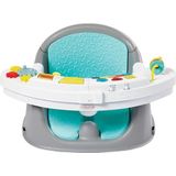 Infantino Music & Lights 3-in-1 ontdekkingsstoel & Booster – meegroeiende kinderstoel, zitverhoging en stoel om te eten – met speelgoed en snackdienblad – 6 maanden tot 3 jaar