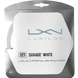 Luxilon Unisex tennisssnaar Savage 127, wit, 12,2 meter, 1,27 mm, WRZ994400