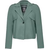 STREET ONE Dames A212210 korte trenchcoat, Seafoam Green, Regular, Seafoam Green., One Size