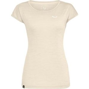 SALEWA Puez Melange Dry T-Shirt Vrouwen, Oatmeal Melange, XXL