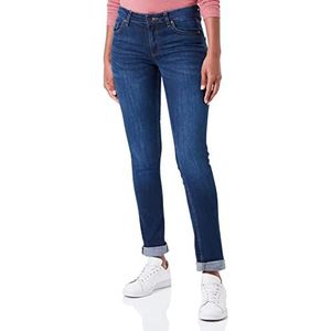 Q/S designed by Women's 2119165 Jeans, Fit: Catie Slim Been, Blauw, 32/30