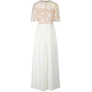 APART Fashion Formele avondjurk voor dames, Crème-naakt., 34