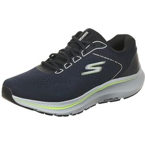 Skechers Heren Go Run Consistent 2.0 Mile Marker Sneaker, marineblauw, 42 EU