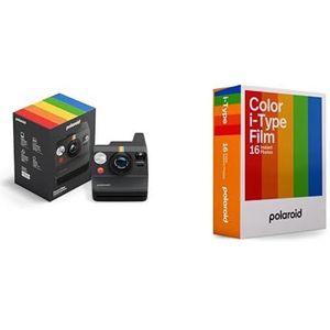 Polaroid - Now Generation 3 - Instantcamera + kleurenfilm (16 filmpakket) - Zwart