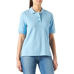 Maerz Dames Shirt Polohemd, Piqué, Clear Blue, Regular