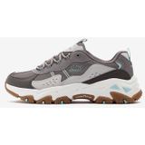 Skechers Women's D'Lites Hiker Sneaker, Chocolade, 4 UK, Chocolade, 37 EU