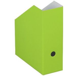 Nips Uni Colour 10.5 x 26.5 x 31.5cm Extra Wide Magazine Box - Apple Green (Pak van 5)