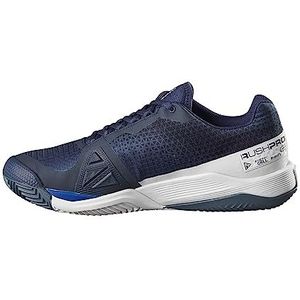 Wilson Heren Rush Pro 4.0 Clay Sneaker, Navy Blazer/Wit/Lapis Blue, 7 UK, Navy Blazer Wit Lapis Blauw, 41 EU