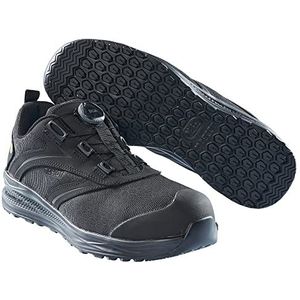 Mascot F0251-909-0909 Footwear Carbon BOA Fit System S1P halfhoge veiligheidsschoen, zwart/zwart, 48 maten