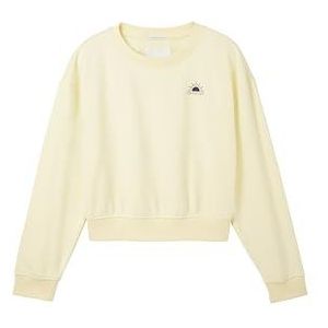 TOM TAILOR Sweatshirt voor meisjes, 34585 - lichtgeel, 176 cm