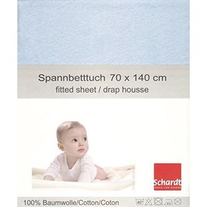Schardt 13 850 18 jersey hoeslaken, lichtblauw