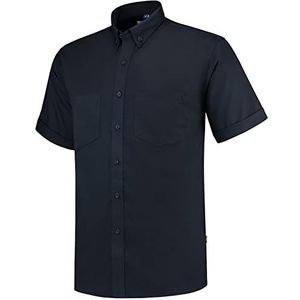 Tricorp 701001 Casual werkhemd met korte mouwen, 60% katoen/40% polyester, 150 g/m², marineblauw, maat XS